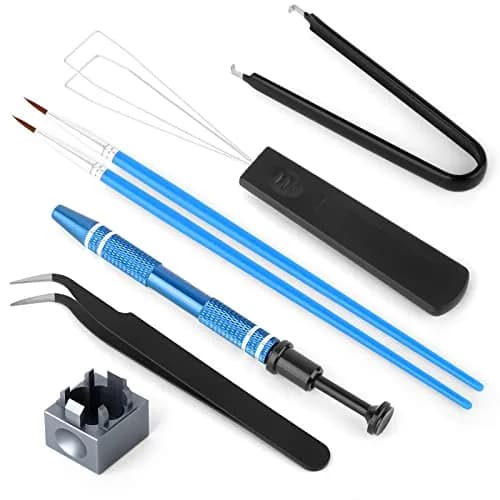 YIMAGUJRX Keyboard Lube Kit with Switch Opener, Tweezers, Keycap & Switch Pullers, Lubrication Brush for Custom Keyboard (6 Pcs) thumbnail 1