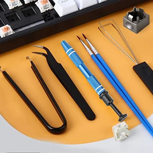YIMAGUJRX Keyboard Lube Kit with Switch Opener, Tweezers, Keycap & Switch Pullers, Lubrication Brush for Custom Keyboard (6 Pcs) thumbnail 6