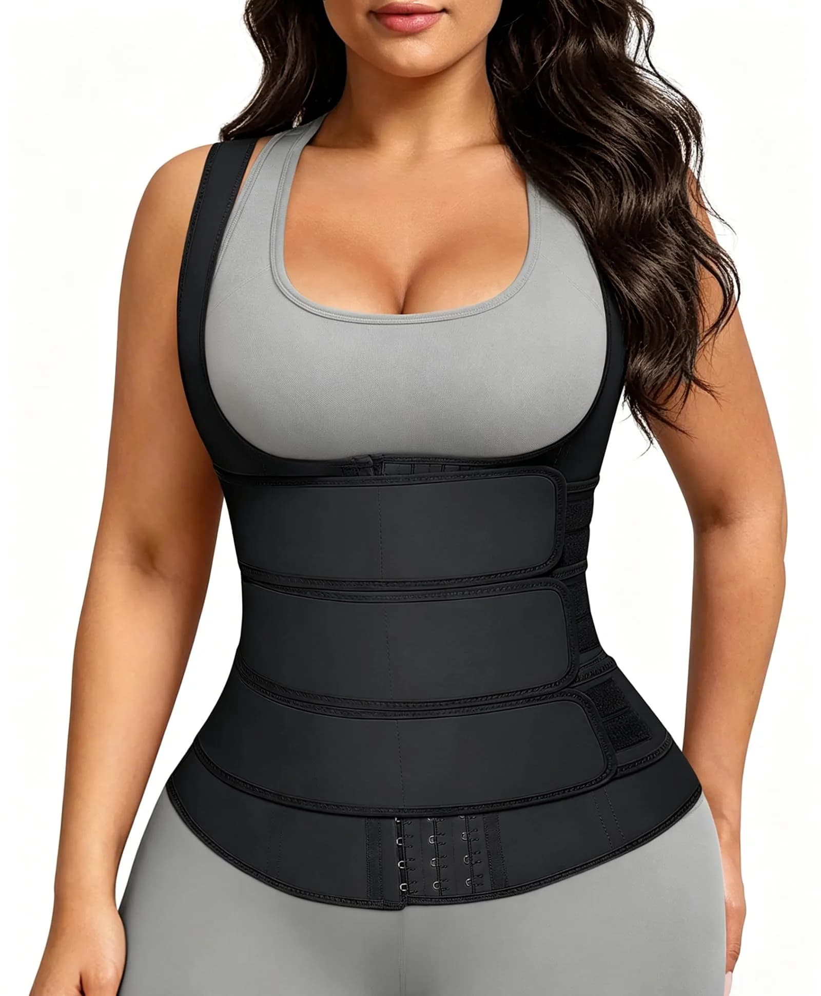 FeelinGirl Waist Trainer for Women Latex Cincher Corset Vest | Slimming & Shaping Support - main product image
