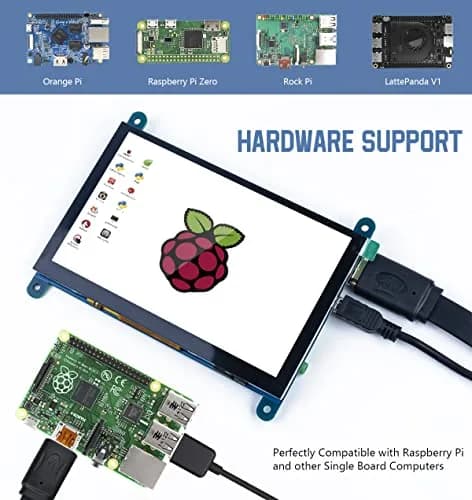 Hosyond 5 Inch IPS LCD Touch Screen Monitor 800x480 | Plug-and-Play Sub-Display thumbnail 5