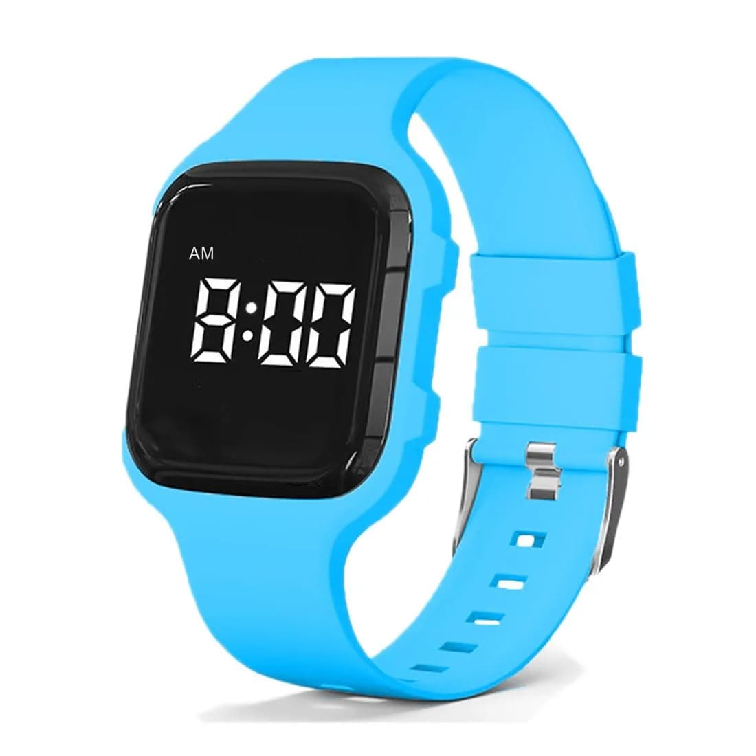 e-vibra Vibrating Alarm Watch for Potty Training, Water Resistant Medical Reminder Wristband with 15 Daily Alarms (Blue)