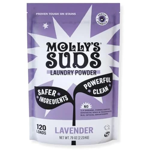 Molly's Suds Original Laundry Detergent Powder Lavender Scent 79 oz (2.24 kg) | Gentle Formula for Sensitive Skin thumbnail 1