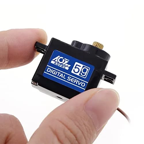 AGFRC High-Speed Sub-Micro RC Servo 8g 0.075s Metal Gear Digital Coreless for 1/28 RC Cars & Airplanes (2-Pack) thumbnail 8