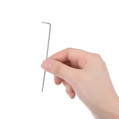 uxcell 1.5mm Ball End Hex Key Wrench, L Shaped Long Arm S2 Steel Repairing Tool 2 Pcs | Durable Alloy Steel, Confined Space Access thumbnail 5