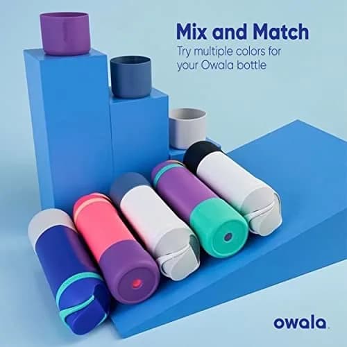 Owala Bottle Boot for 32 Oz Stainless Steel FreeSip Bottles | Black Silicone Protective Sleeve thumbnail 5