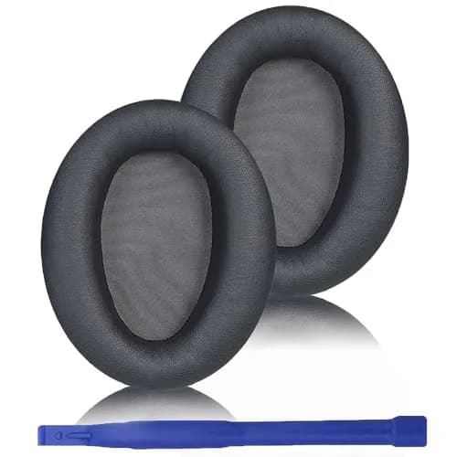 Adhiper Earpads for Sony WH-CH700N WH-CH710N WH-CH720N Headphones - Titanium Gray | Premium Protein Leather & Memory Foam Replacement thumbnail 1