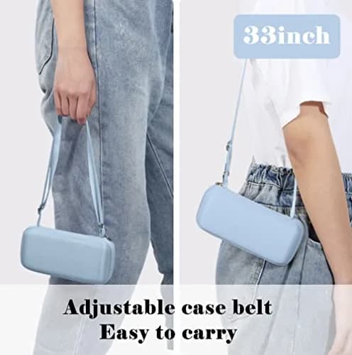 ESUFEIR Mini Sun Umbrella for Purse with Case, Skyblue 14 cm (5.5 in) | UPF 50+ UV Protection thumbnail 4