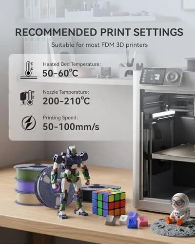 SUNLU 250g PLA Filament Bundle 1.75mm | Multicolor 3D Printer Filament for Small Prints thumbnail 6
