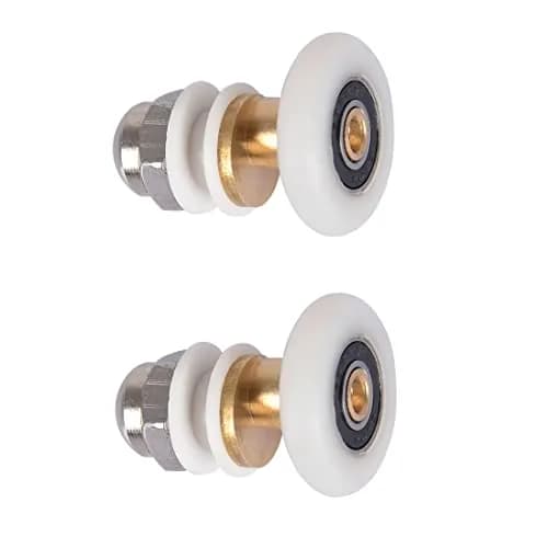 GDQLCNXB Shower Door Rollers 25mm Diameter (4-Pack) | Ultra-Quiet Sliding Pulleys for 4-6mm Glass thumbnail 7