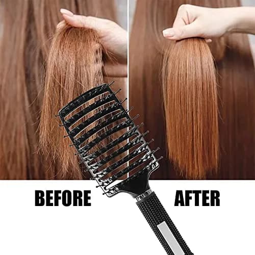 Curved Vented Hair Brush for Fast Blow Drying & Detangling | 24.5cm (9.65 inch) thumbnail 4