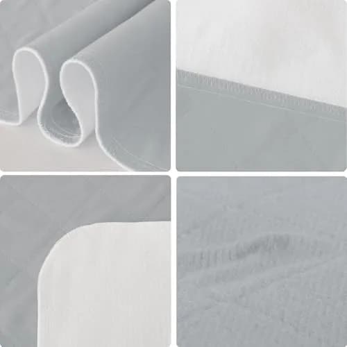 SPRINGSPIRIT Washable Waterproof Bed Pads 34'' x 36'' (2-Pack, Grey) | Absorbent & Non-Slip for Incontinence thumbnail 6