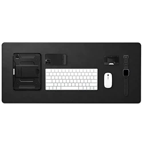 Spigen PU Leather Desk Pad 35.4"x15.7" | Water-Resistant Vegan Leather Desk Protector thumbnail 1