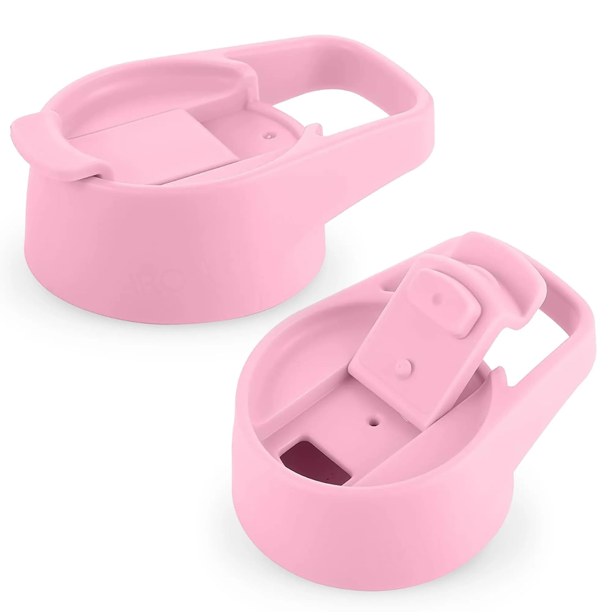 IRON °FLASK Flip Lid for Wide Mouth Water Bottles, 2 Pack Rose | Fits 12-64 Oz Bottles - main product image