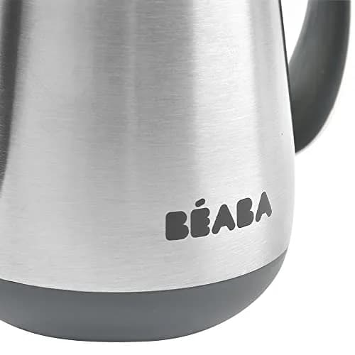 Béaba Stainless Steel Straw Sippy Cup Insulated Toddler Cup 240ml (8.5 oz) | Spill-Proof Leak-Proof for 8+ Months thumbnail 4