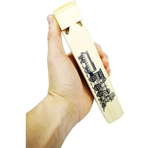 Fartime Solid Wood Train Whistle 4 Tone Musical Toy 19 cm (7.4 inch) | Authentic USA Import thumbnail 2