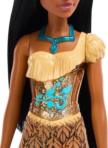 Mattel Disney Princess Pocahontas Fashion Doll in Signature Look | 11-inch, Posable, Signature Outfit thumbnail 6