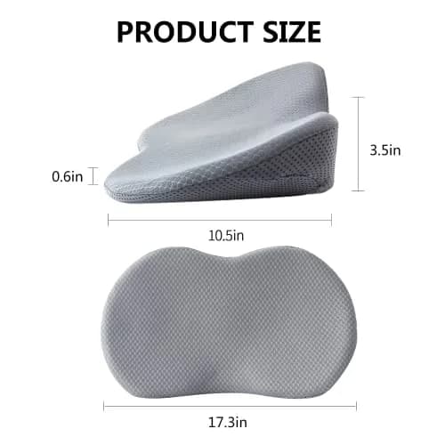 Livtribe Ergonomic Car Seat Cushion with Memory Foam | 43.4cm (17.1" L) x 26.7cm (10.5" W) x 8.9cm (3.5" H) thumbnail 7