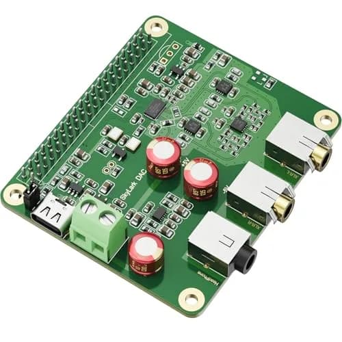 InnoMaker HiFi DAC Pro Hat with ES9038Q2M Chip for Raspberry Pi 5/4/3B+/3B/Zero | High-Resolution 384KHz/32bit & DSD512 Audio Card thumbnail 1