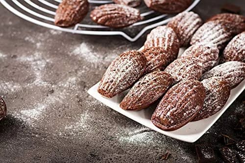 Fox Run Premium Non-Stick Madeleine Pan, Set of 2, 12 Cup Shell Cookie Pans | Heavy Duty Carbon Steel, Even Heat, Easy Release thumbnail 3