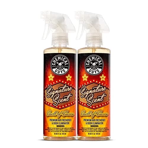 Chemical Guys Signature Scent Premium Air Freshener & Odor Eliminator 16 oz (2 Pack) | Long-Lasting Car Fragrance thumbnail 1