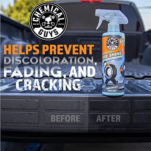 Chemical Guys Tire Kicker Extra Glossy Tire Shine 16 oz | Deep Wet Look, Fast Dry, Protects Rubber & Trim thumbnail 7