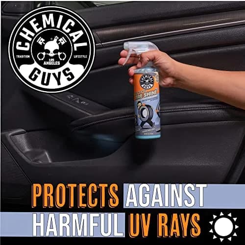 Chemical Guys Tire Kicker Extra Glossy Tire Shine 16 oz | Deep Wet Look, Fast Dry, Protects Rubber & Trim thumbnail 8