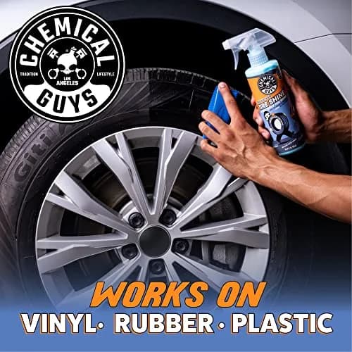 Chemical Guys Tire Kicker Extra Glossy Tire Shine 16 oz | Deep Wet Look, Fast Dry, Protects Rubber & Trim thumbnail 9