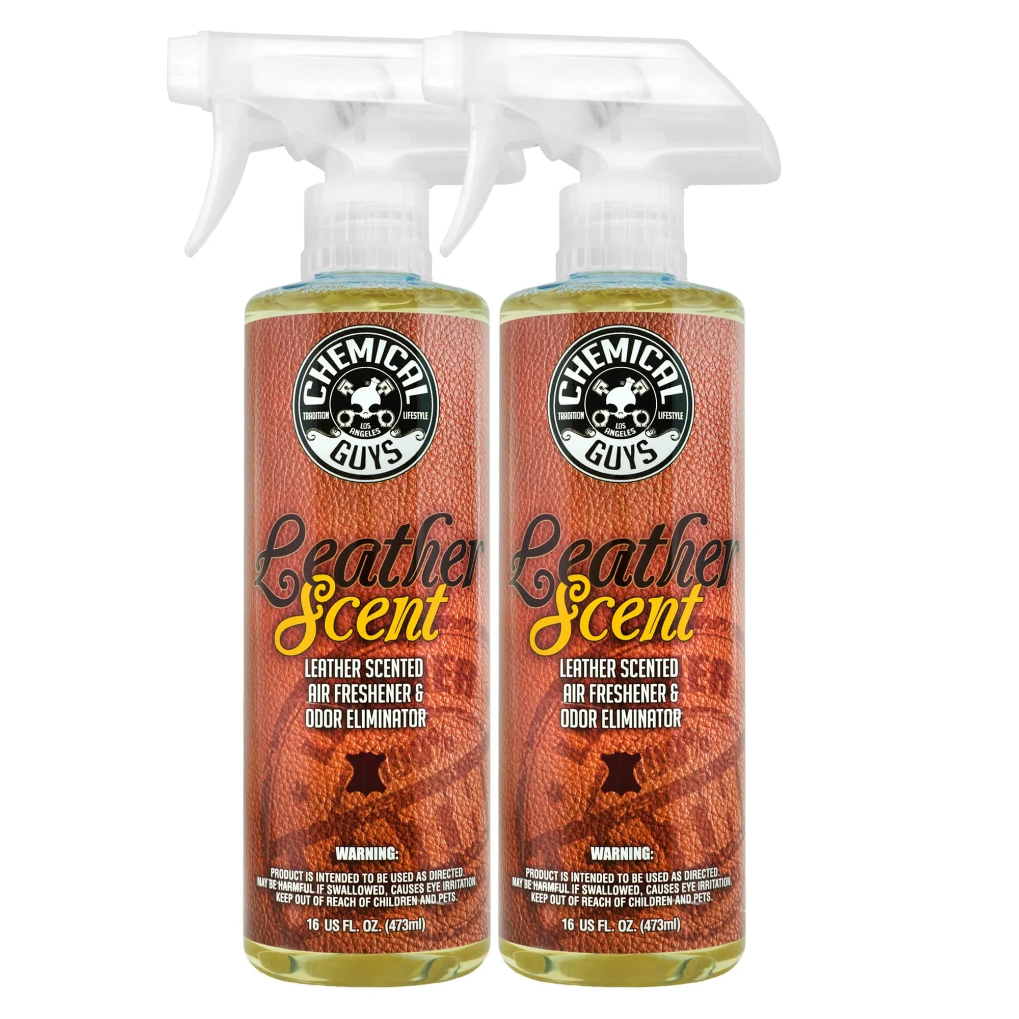 Chemical Guys Leather Scent Air Freshener & Odor Neutralizer Spray, 4 oz | Fresh Leather Fragrance for Cars & Home — LEATHER