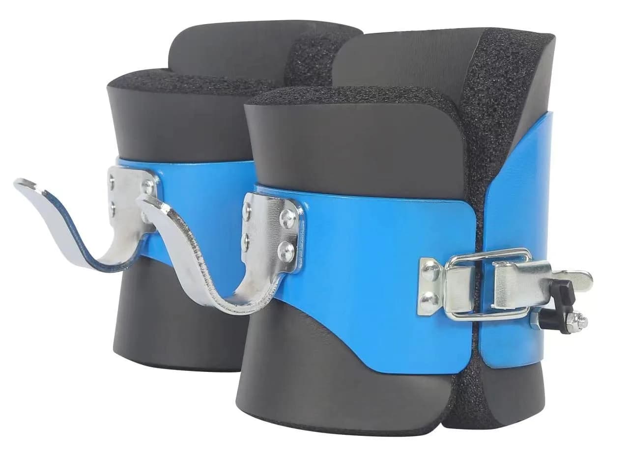 TONYKO Anti Gravity Inversion Boots for Stress Relief & Fitness | Relieve Back Pain & Muscle Tightness — Blue 1