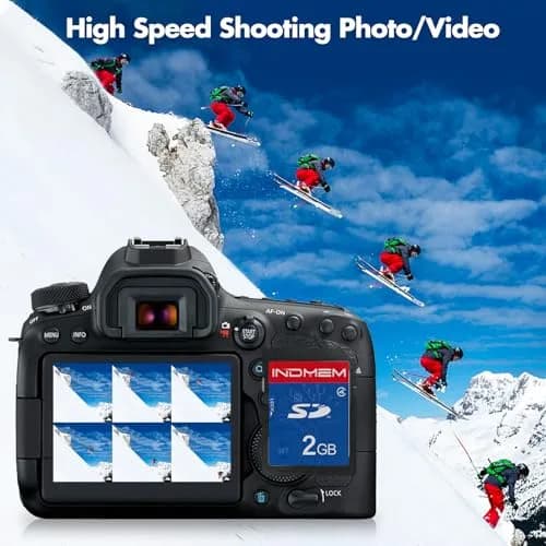 INDMEM 2GB SD Card (2GB / 1.87GB) | Class 4 Standard Secure Digital Memory Card thumbnail 4