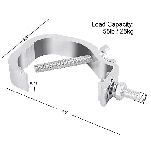 Olaalite Truss C Clamps 1.18-2 Inch | Heavy Duty Stage Lighting Clamps for DJ Lights thumbnail 3