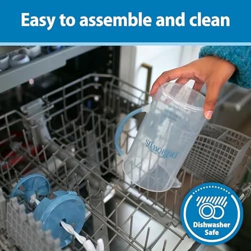 Dr. Brown's Formula Mixing Pitcher, Blue, 36 oz | Blends up to 4 bottles, reduces air intake, dishwasher safe thumbnail 6