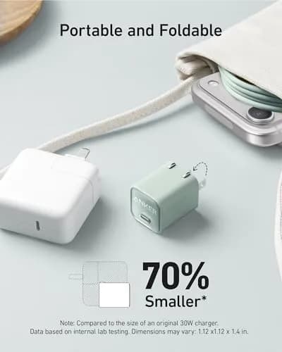 Anker Nano 3 30W GaN USB C Charger | Fast Charging for iPhone, iPad, MacBook Air thumbnail 4