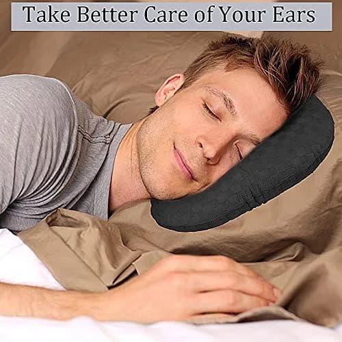 Wuronsa Ear Piercing Pillow with Hole for Cartilage Piercings | Support for Ear Pain & Recovery thumbnail 5