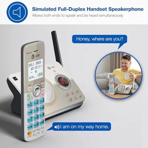 AT&T DL72119 DECT 6.0 Cordless Phone with Bluetooth & Call Blocker | 1000 ft Range thumbnail 7