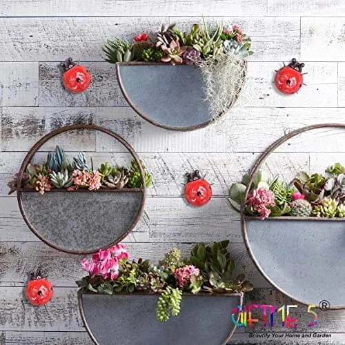 GIFTME 5 Metal Garden Yard Art Ladybugs 4 Pack | Rustproof Outdoor Decor thumbnail 3