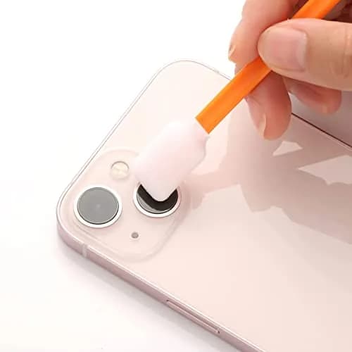 AAwipes Foam Swab Sticks Large Rectangular Foam Tips 5.25" (13.5 cm) | 100 pcs Orange Cleanroom Cleaning Swabs thumbnail 8