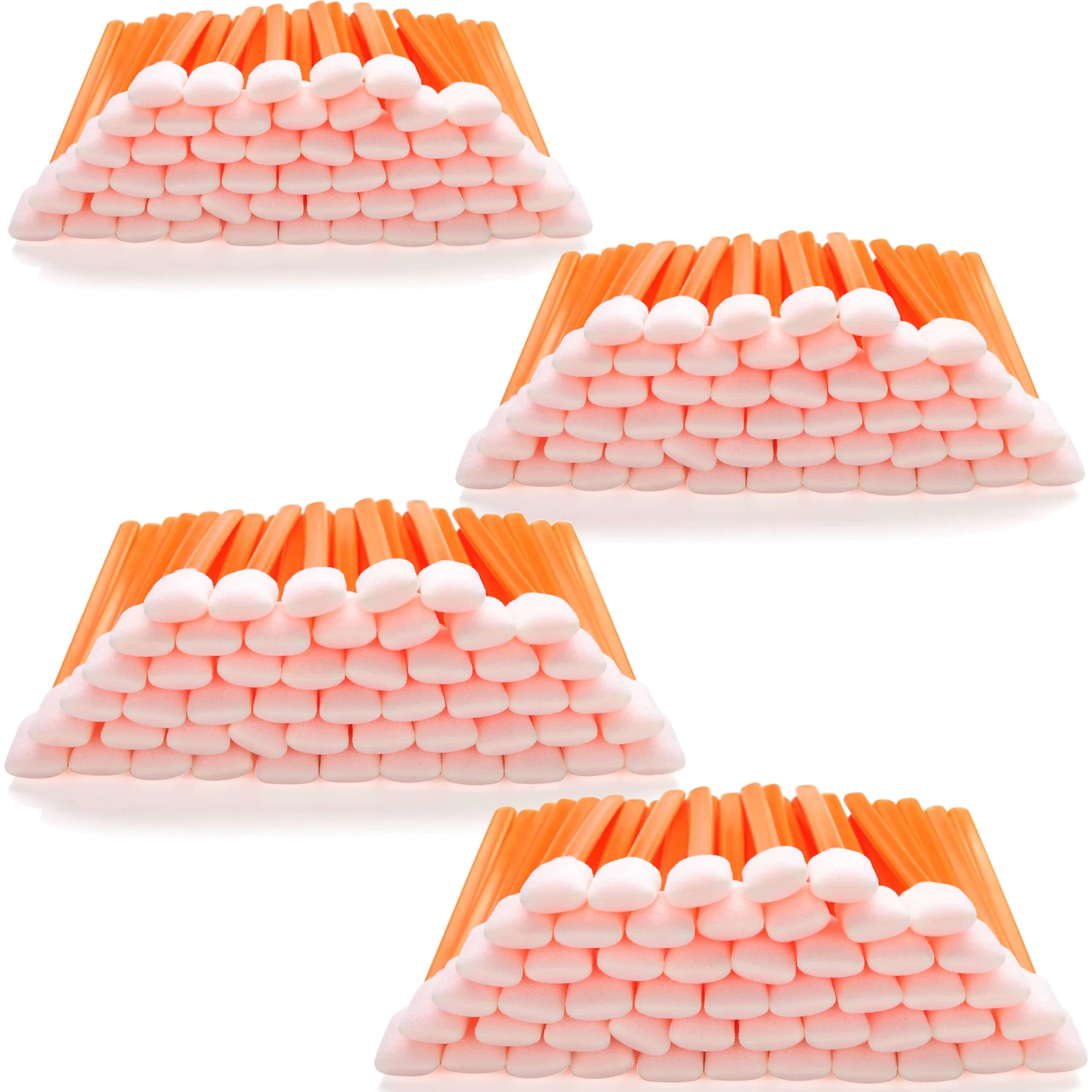 AAwipes Orange Foam Cleaning Swab Sticks 135 mm (5.25") | Lint-Free for Electronics & Printers - main product image