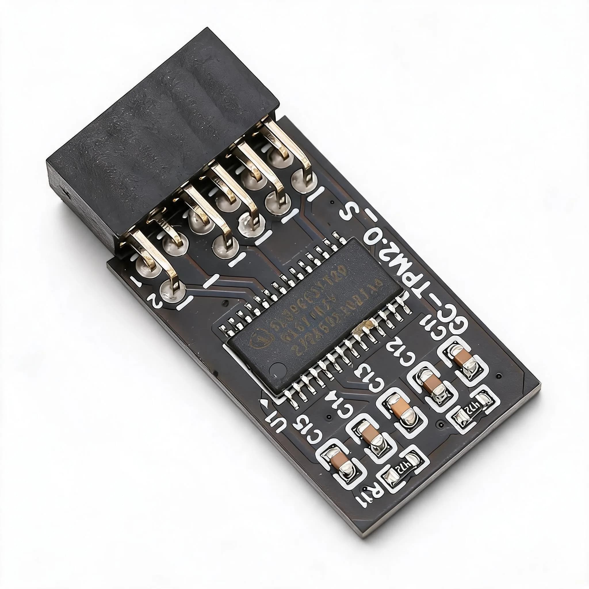 Yoidesu TPM 2.0 Encryption Security Module 12-Pin LPC Interface | Secure Data Encryption for Motherboards