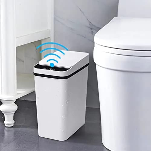 Anborry Smart Touchless Trash Can 3.8L (2.2 Gallon) | Motion Sensor Automatic Lid for Small Spaces thumbnail 1