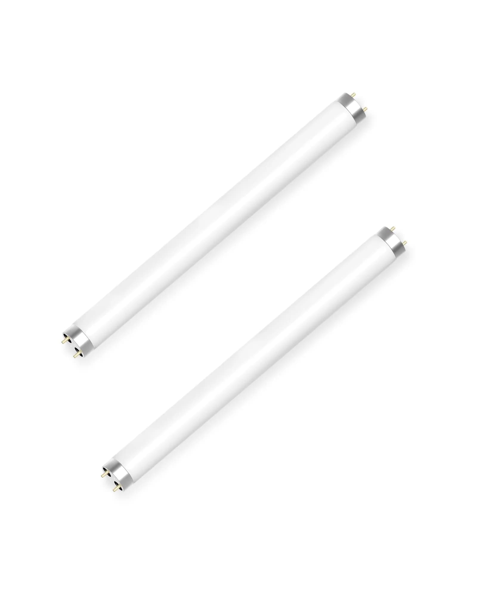 Dichroma 10W Replacement Light Bulb for Bug Zapper | 2 Pack, T8 Fluorescent, 365nm, White — White