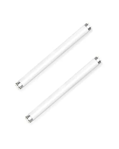 Dichroma 10W Replacement Light Bulb for Bug Zapper | 2 Pack, T8 Fluorescent, 365nm, White thumbnail 1