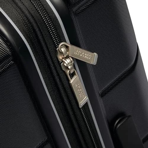 American Tourister Stratum 2.0 Expandable Hardside Luggage 24" Jet Black | Durable ABS Shell, 4 Wheels, 1" Expand thumbnail 6