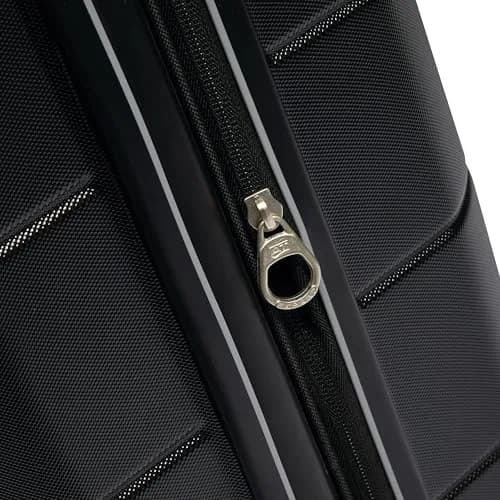 American Tourister Stratum 2.0 Expandable Hardside Luggage 24" Jet Black | Durable ABS Shell, 4 Wheels, 1" Expand thumbnail 7