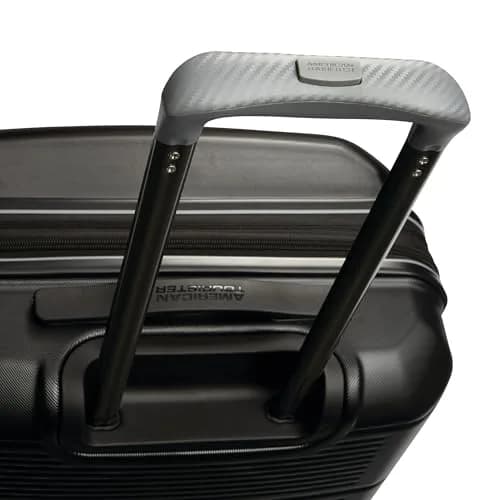 American Tourister Stratum 2.0 Expandable Hardside Luggage 24" Jet Black | Durable ABS Shell, 4 Wheels, 1" Expand thumbnail 2