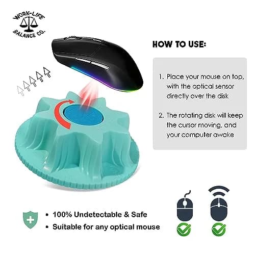 Work-Life Balance Corporation Mechanical Mouse Jiggler | Keeps PC Awake thumbnail 9