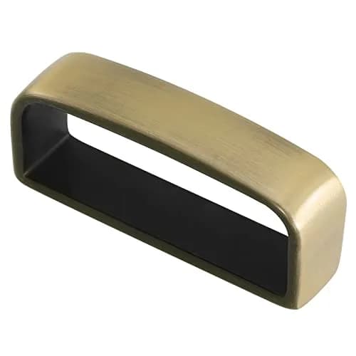 DJCAIZYY Belt Loop Keeper 1.5 inch (38mm-40mm) Bronze Brushed Alloy Steel | Replacement for Broken Belt Loops thumbnail 2