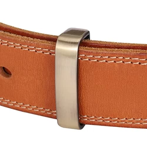 DJCAIZYY Belt Loop Keeper 1.5 inch (38mm-40mm) Bronze Brushed Alloy Steel | Replacement for Broken Belt Loops thumbnail 3