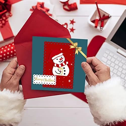 INFUNLY Rectangle Frame Cutting Dies Set 12Pcs | Layered Stencils for Card Making & Scrapbooking thumbnail 3
