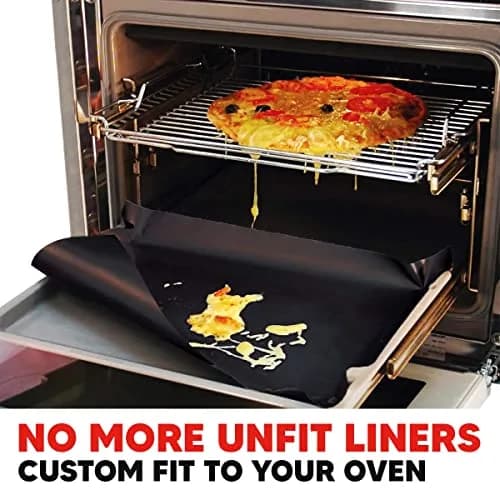 ThreadNanny Teflon Oven Liner Roll 25cm (10") x 190cm (75") | Cut-to-Size Non-Stick Mat for Ovens, Grills, Stovetops thumbnail 2